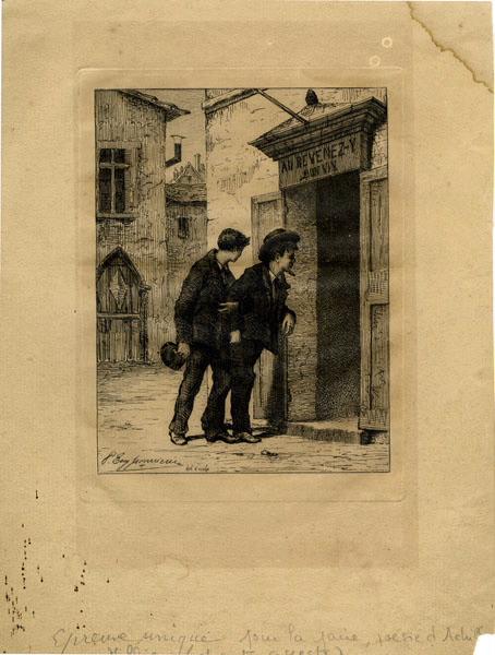 La paire, Pierre Teyssonnieres, 3e quart 19e siècle