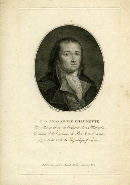 P.G. Anaxagore Chaumette, François Bonneville, 2e moitié 18e siècle