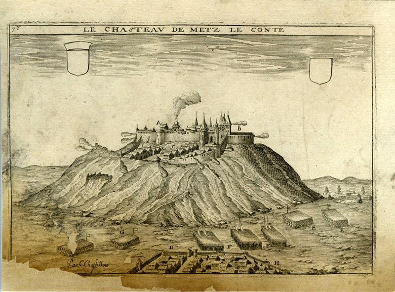 Le chasteau de Metz le Conte, Claude Chatillon, 4e quart 16e siècle, 1er quart 17e siècle