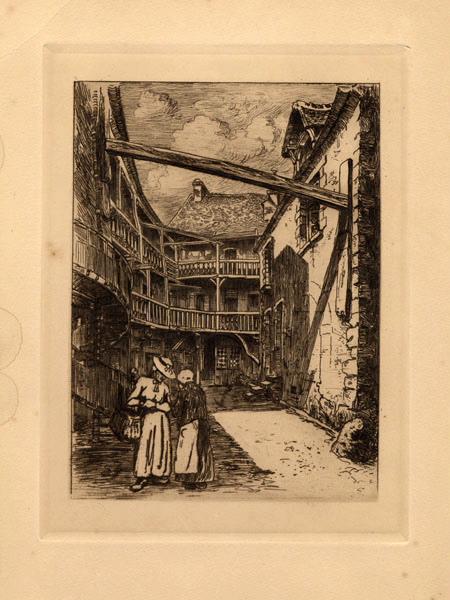 Hostellerie du Grand Monarque à Nevers, Fernand Chalandre, 1910