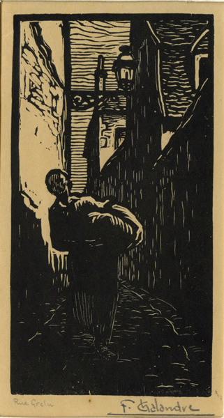 Rue Grelu, Fernand Chalandre, 1913