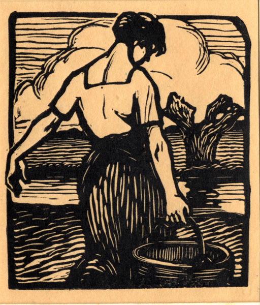 La porteuse d'eau, Fernand Chalandre, 1913