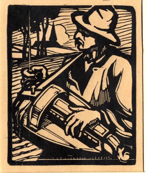 Le vielleux, Fernand Chalandre, 1913