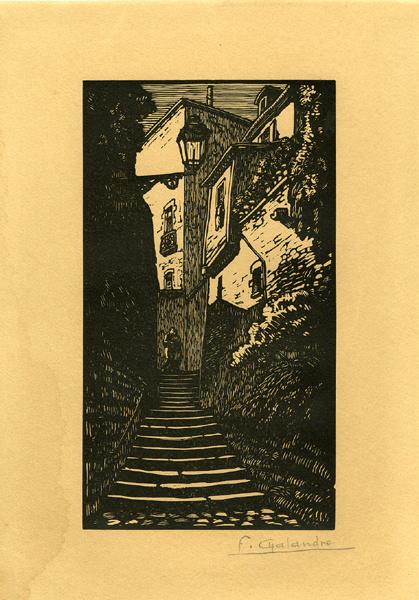 Rue de la Fontaine, Fernand Chalandre, 1er quart 20e siècle