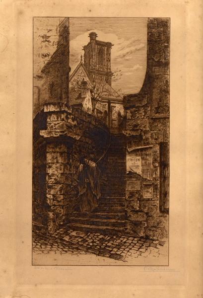 Escalier des Jacobins, Fernand Chalandre, 1909