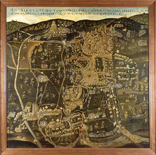 La ville et cité d'Autun assiégée (...) 1591_0