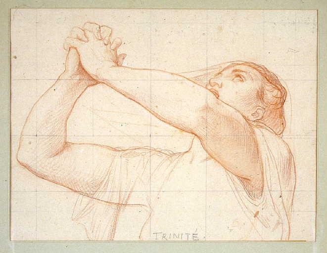 Femme implorant, Félix Joseph Barrias, 2e moitié 19e siècle, 1er quart 20e siècle