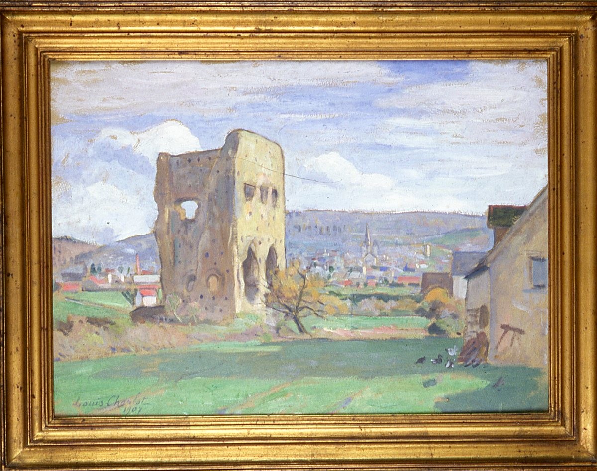 Le temple de Janus à Autun, Louis Charlot, 1907
