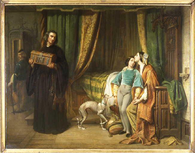 Gaston, dit l'Ange de Foix, quitte sa mère réfugiée à la cour de Charles le Mauvais, son frère; pour retourner au château de Foix_0