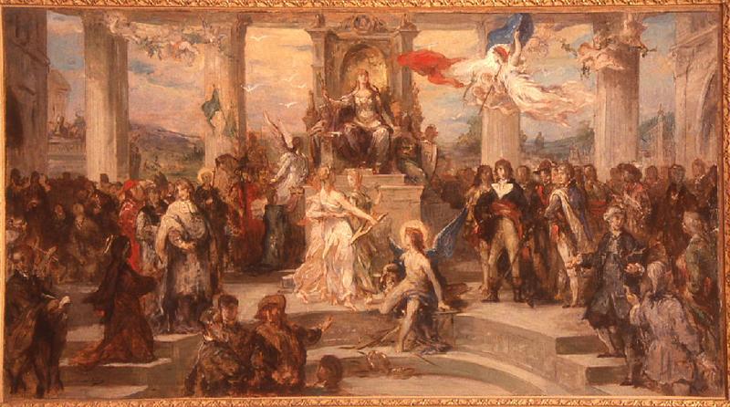 Les Gloires de la Bourgogne, Henri Léopold Levy, 19e siècle