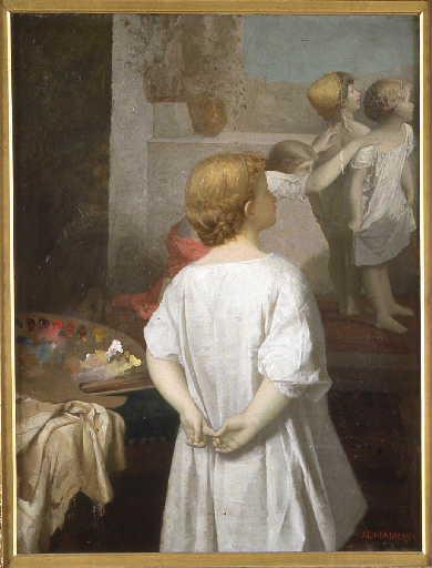 Contemplation, Jean-Louis Hamon, 1853