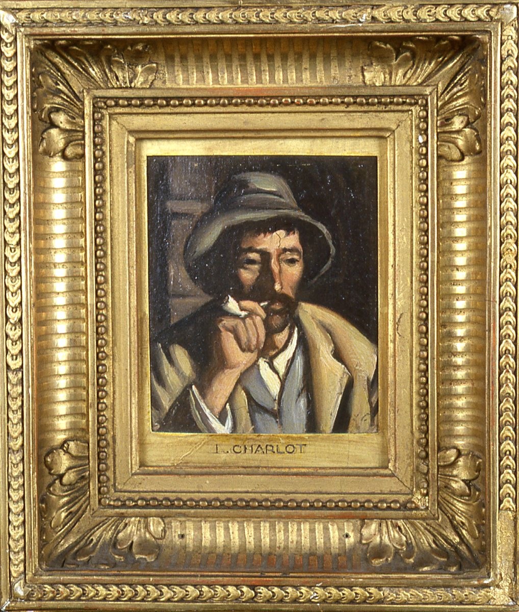 Le fumeur, Louis Charlot, 1938
