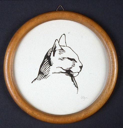 Tête de chat, Georges Marcel Pepe, 1ère moitié 20e siècle