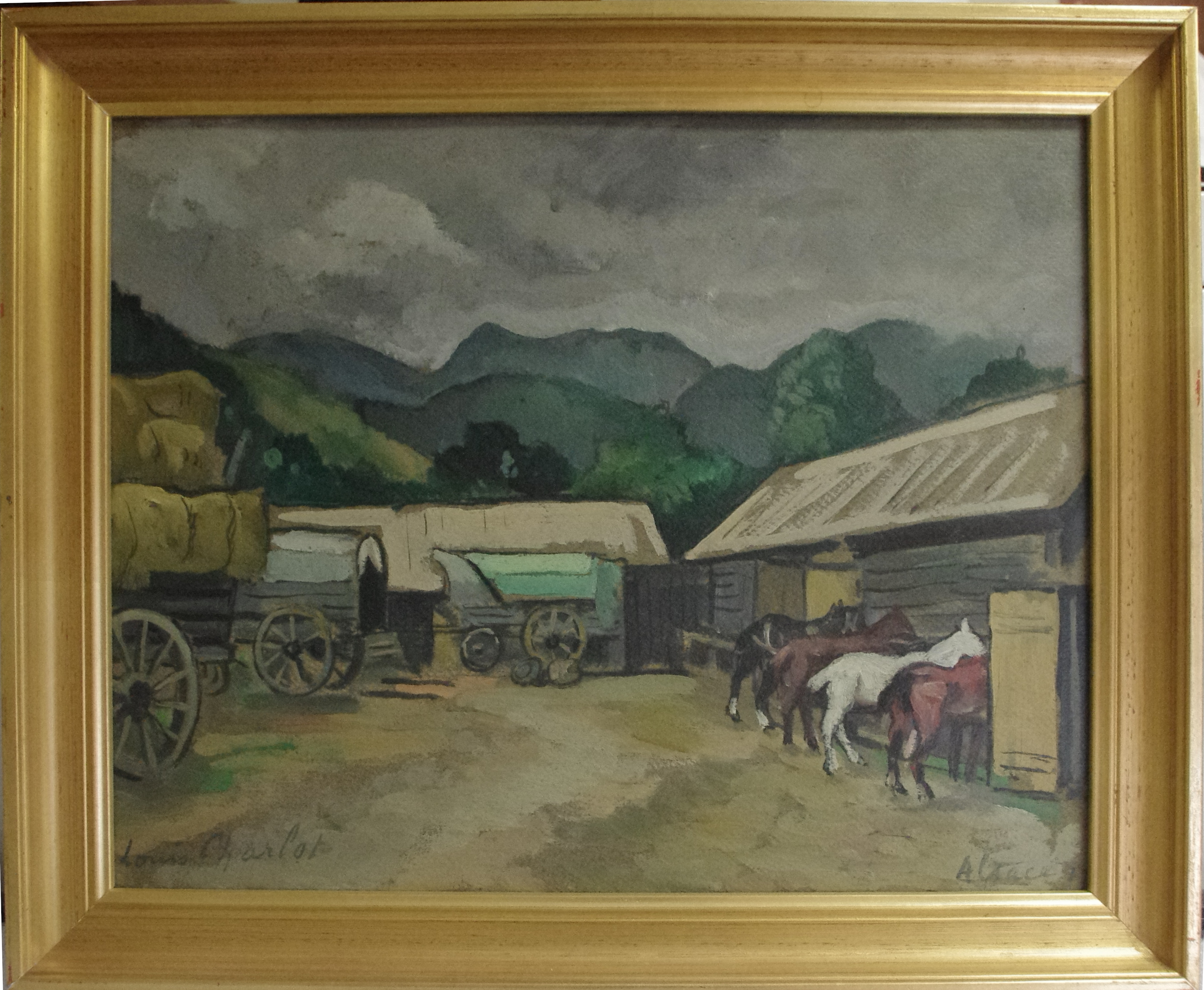En Alsace, Louis Charlot, 1917