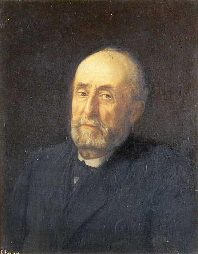 Portrait d'un homme âgé, Eugène Jacques Georges Bourgeois, 4e quart 19e siècle, 1er quart 20e siècle