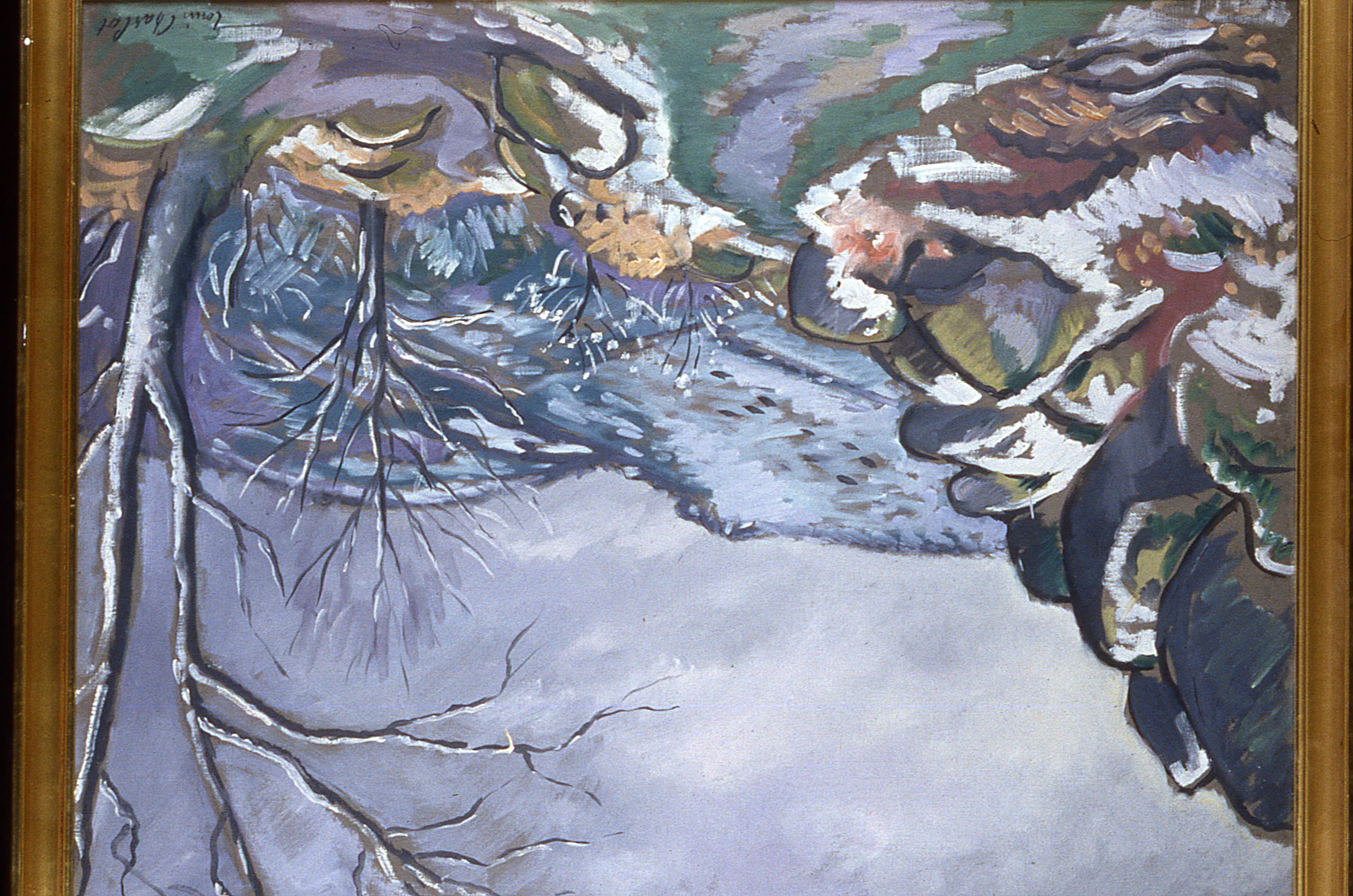 Rochers de la Motte, fin de neige, Louis Charlot, 1920