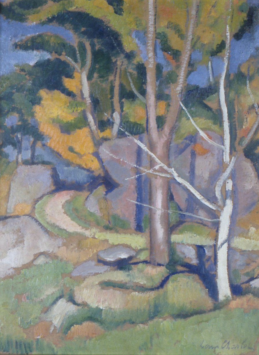 Automne ; Le chemin de la Motte à Uchon (autre titre), Louis Charlot, 1904