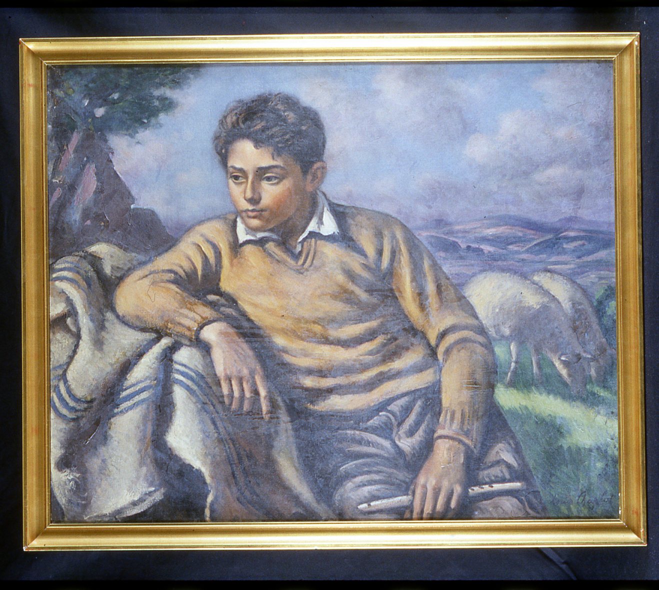 Petit berger à la flûte (Portrait de Jean), Louis Charlot, 1934