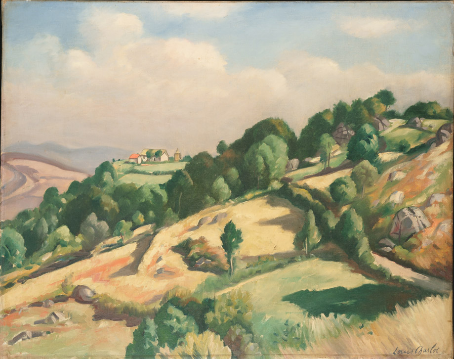 Vue d'Uchon, Louis Charlot, 1ère moitié 20e siècle