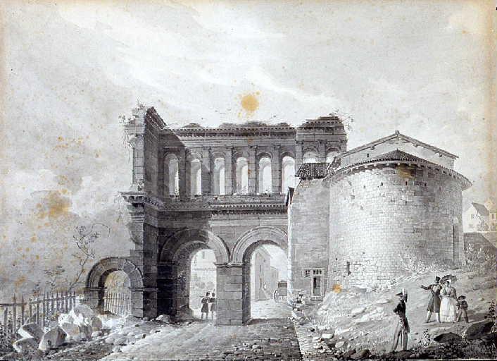 La porte Saint-André à Autun_0