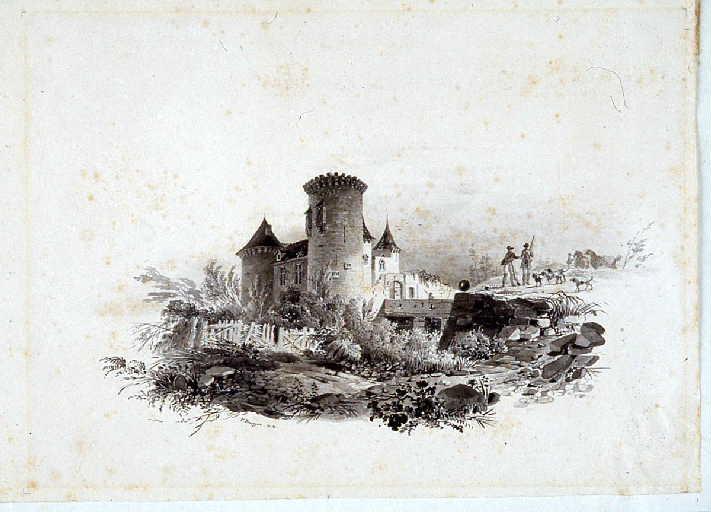 Vue du château d'Epiry_0