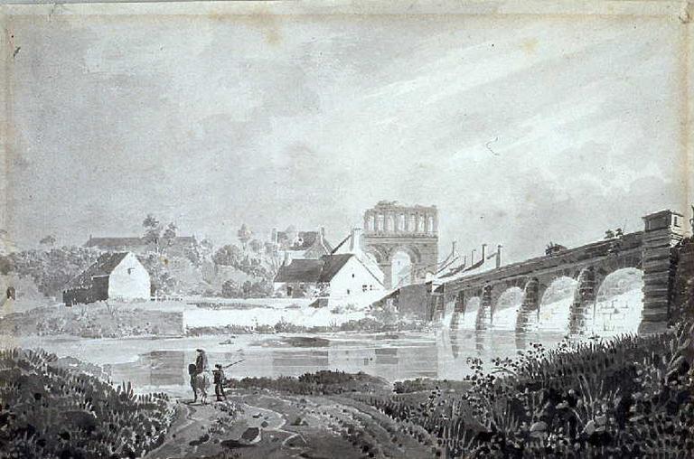 Pont et porte d'Arroux à Autun_0