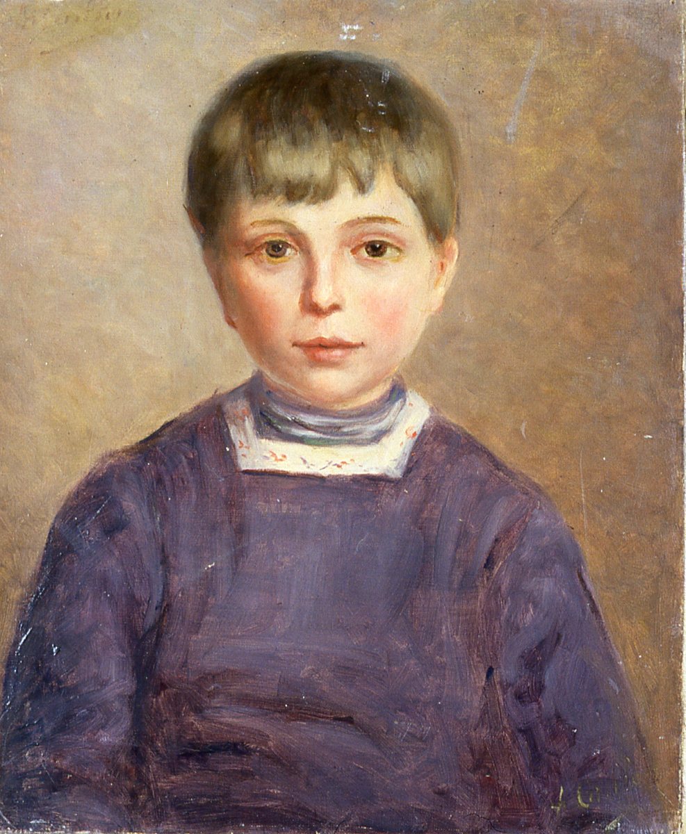 Portrait de jeune enfant, Alice Grillot, 20e siècle