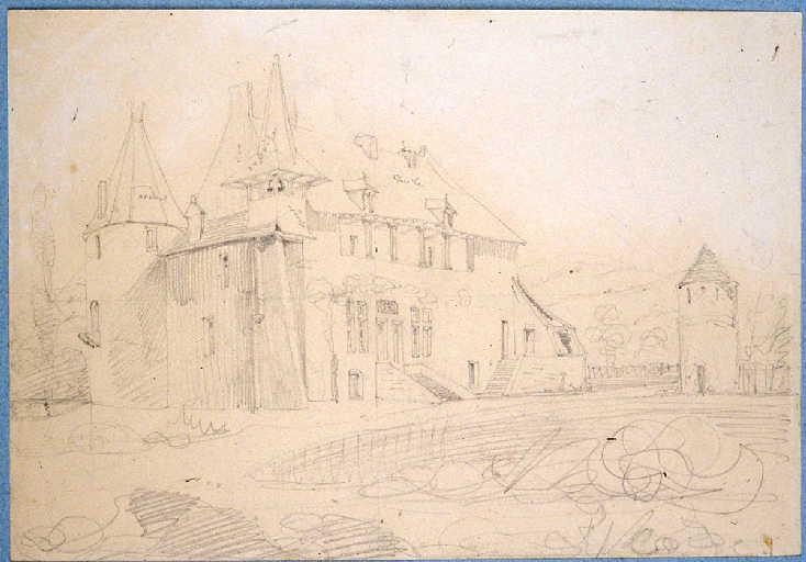 Le château de Monthelon, Emile Sagot, 19e siècle