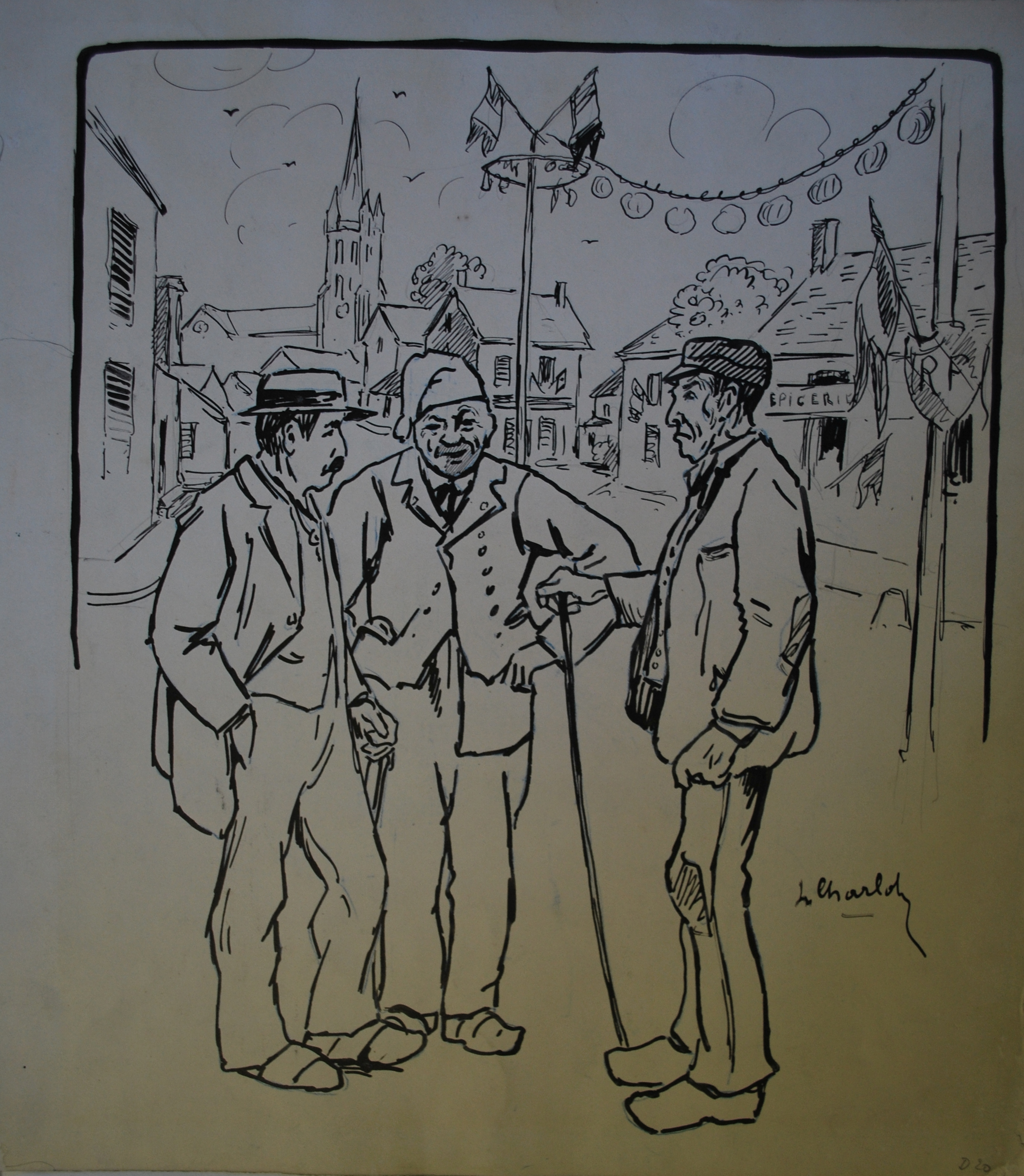14 Juillet, Louis Charlot, 1ère moitié 20e siècle
