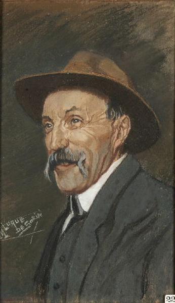 Portrait d'Eugène Bourgeois, Manuel Luque De Soria, 4e quart 19e siècle, 1er quart 20e siècle