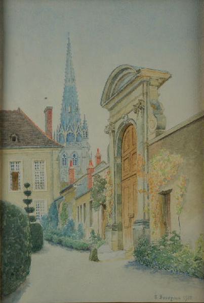 Porte de l'ancien évêché d'Autun, Eugène Jacques Georges Bourgeois, 1912