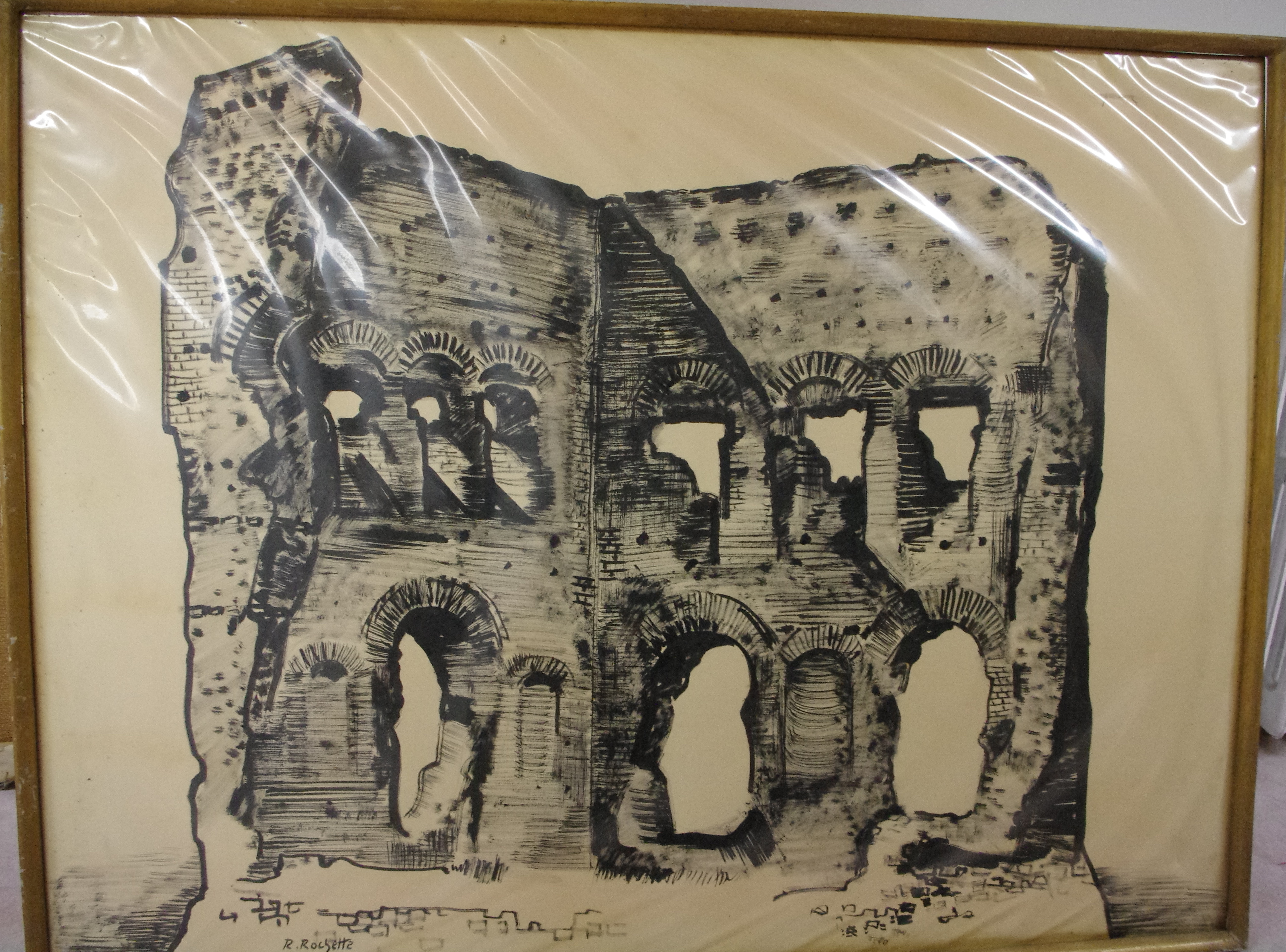 Le temple de Janus à Autun, Raymond Rochette, 20e siècle