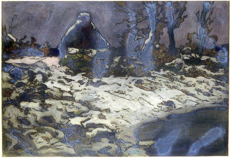 La vieille ferme, Etienne de Martenne, 4e quart 19e siècle, 1er quart 20e siècle