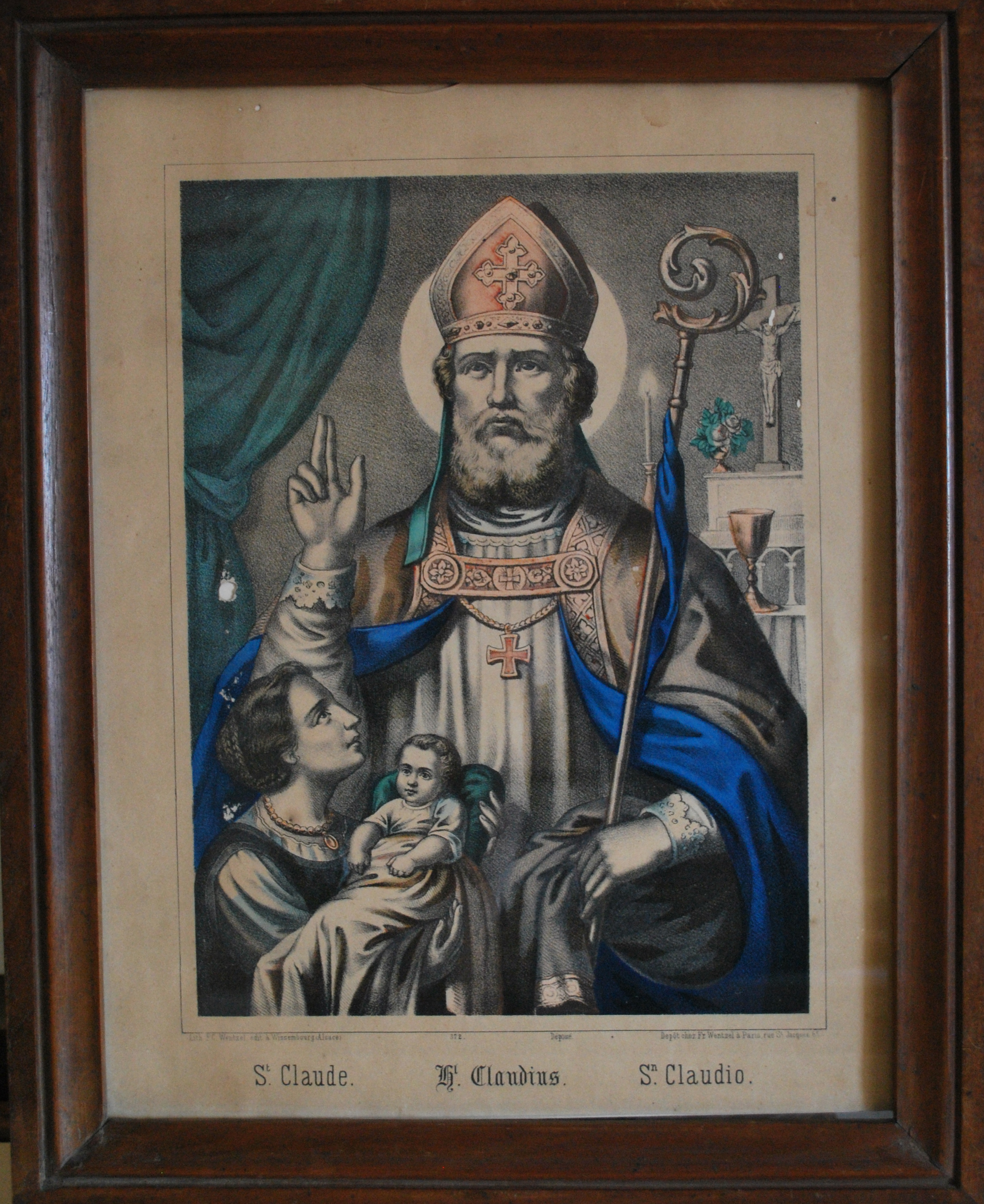 Saint Claude, Frédéric Charles Wentzel, 19e siècle