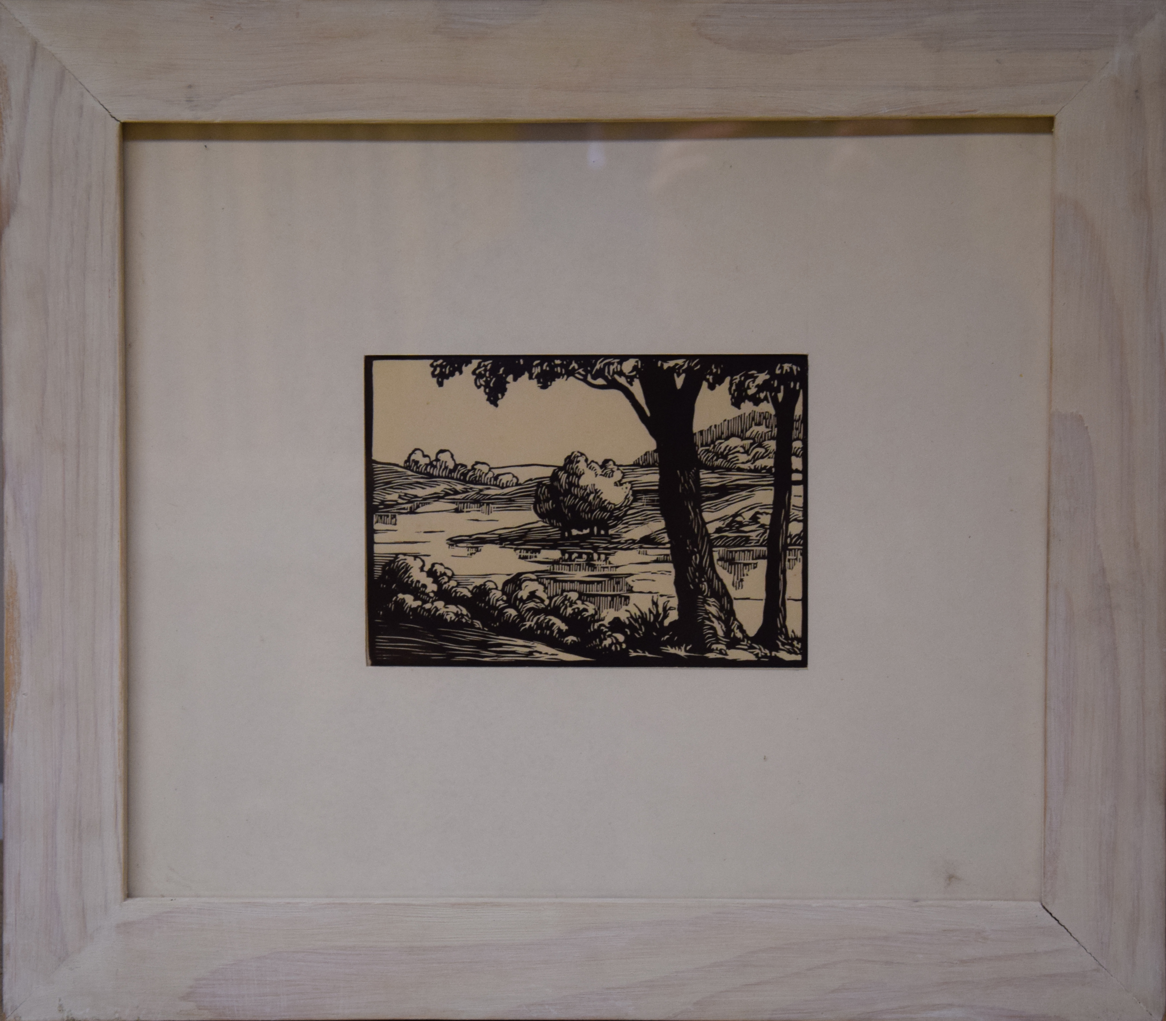 Vue de l'étang de Pomoy, Pierre Perrin, 20e siècle