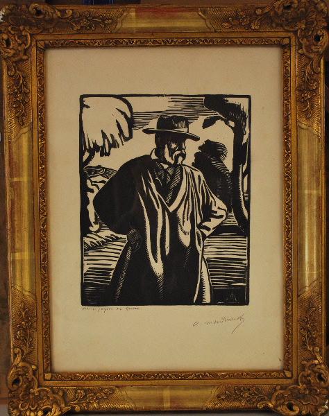 Vieux paysan du Morvan, Albert Montmerot, 1ère moitié 20e siècle