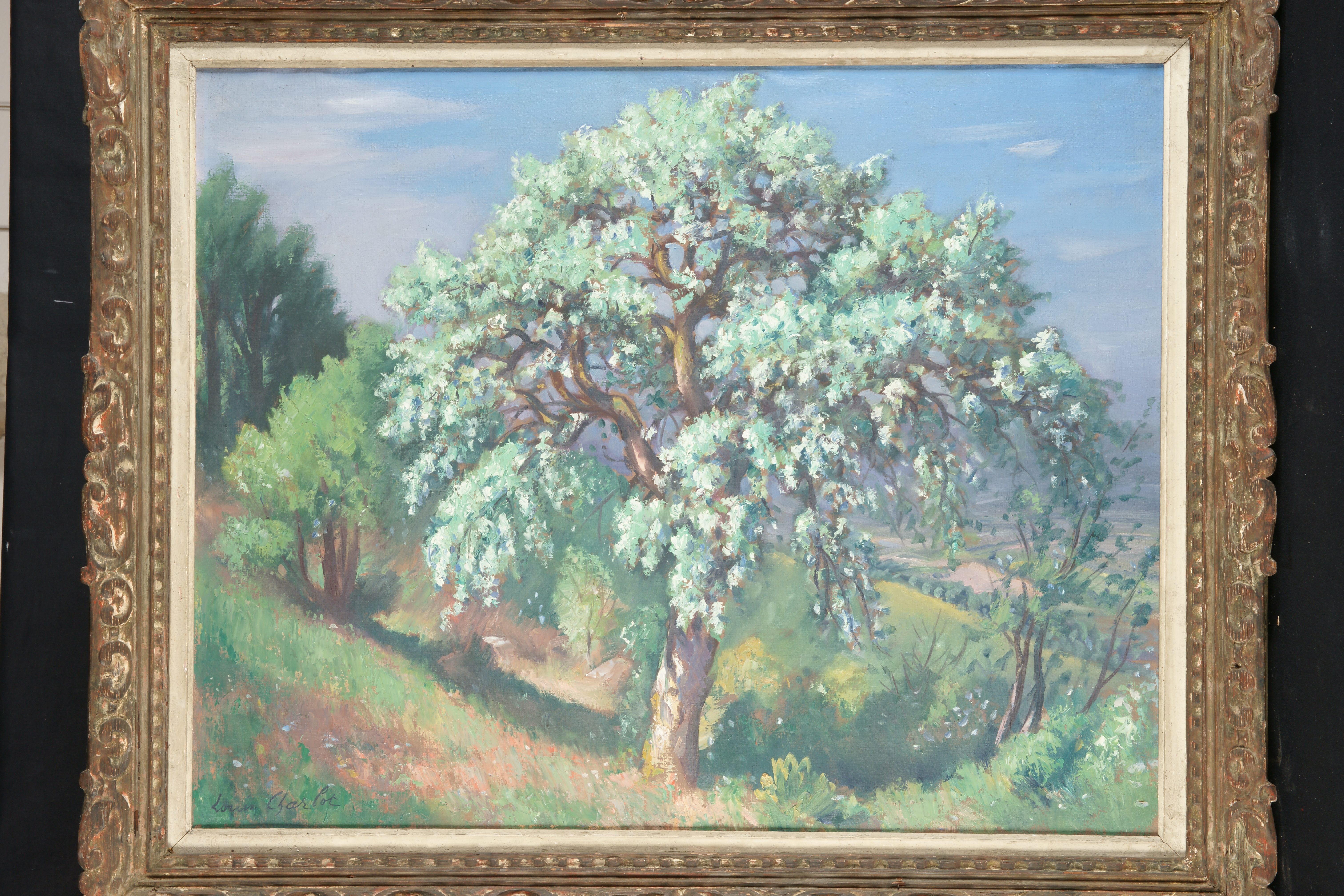 Poirier en fleurs ; Marronnier en fleurs (ancienne appellation), Louis Charlot, 1ère moitié 20e siècle
