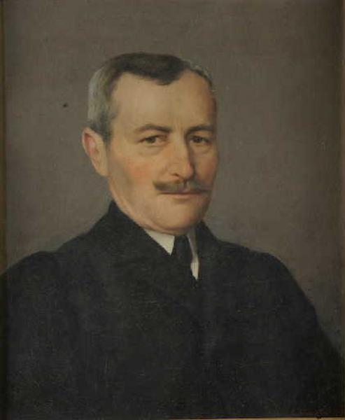 Portrait de François Perrucot (François Perrucot, maire d'Autun de 1929 à 1932), Eugène Jacques Georges Bourgeois, 1923