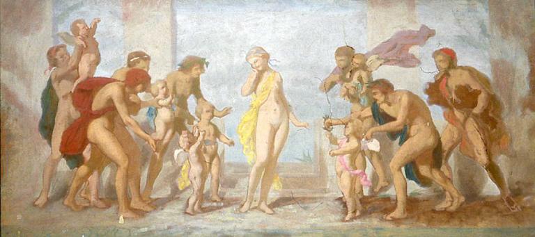 Composition mythologique, Jacques Victor Eugène Froment-Delormel, 2e moitié 19e siècle