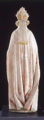 Statue de Jean Rolin en évêque_2