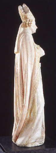 Statue de Jean Rolin en évêque_4