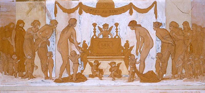 Appel au service, Jacques Victor Eugène Froment-Delormel, 2e moitié 19e siècle