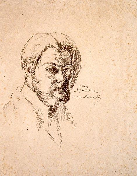 Autoportrait, Albert Montmerot, 1924