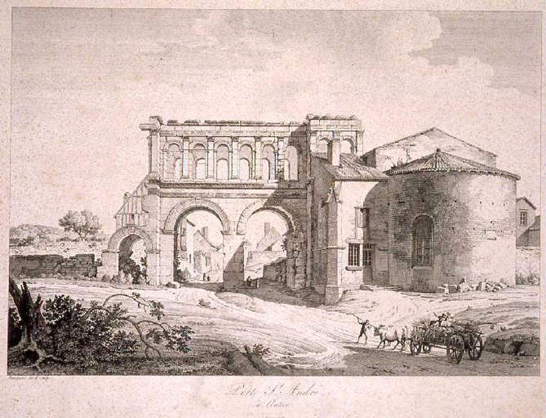 La porte Saint-André à Autun, Bourgeois, 19e siècle