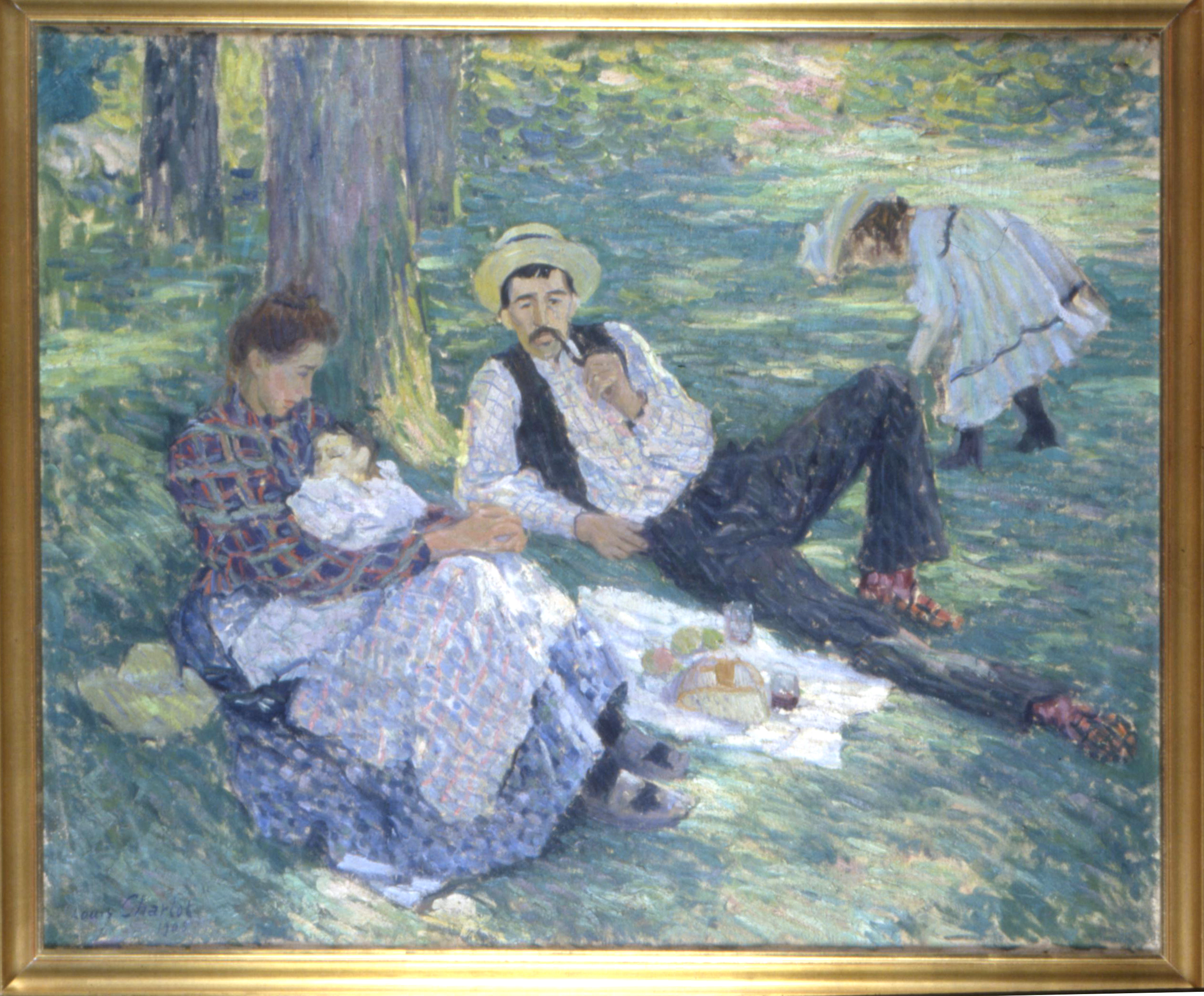 L'après-midi de dimanche, Louis Charlot, 1905