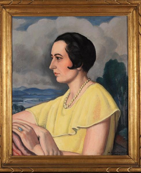 Portrait de Berthe Rolland, épouse Devoucoux, Albert Montmerot, 1929