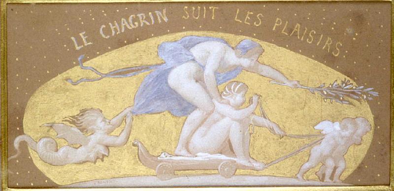 Le chagrin suit les plaisirs, Jacques Victor Eugène Froment-Delormel, 2e moitié 19e siècle