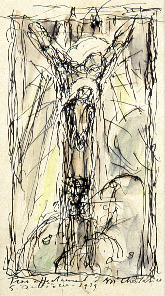 Fusion de sainte Thérèse en Jésus crucifié, Georges Desvallières, 1939