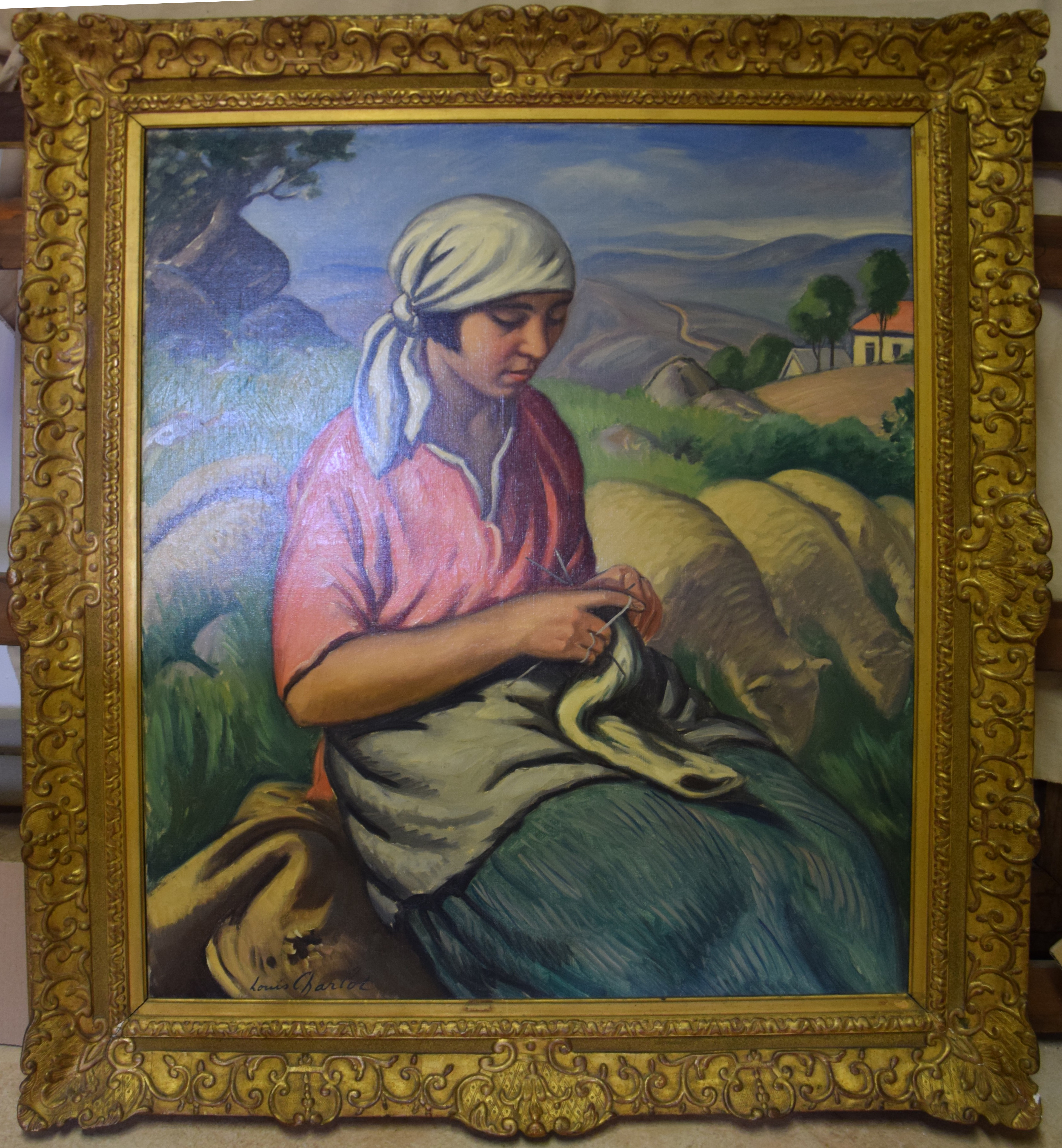 La gardienne de troupeau, Louis Charlot, 20e siècle