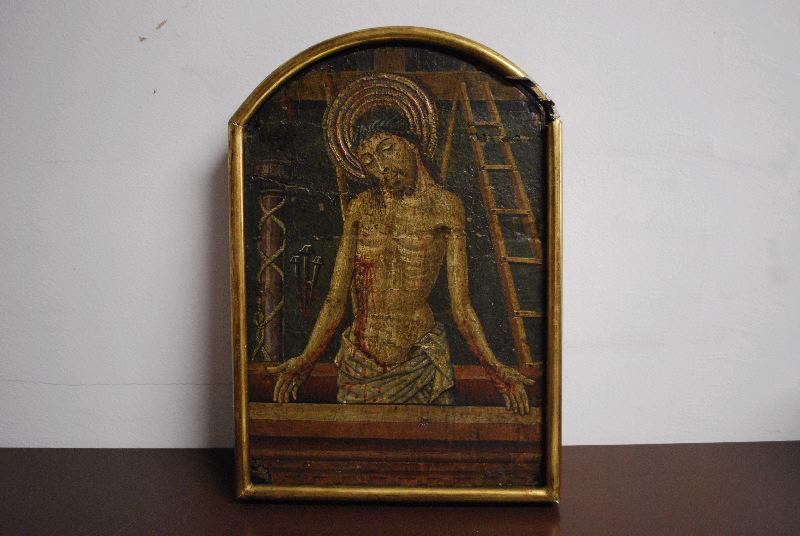 Le Christ au tombeau, Jaume Huguet, 15e siècle